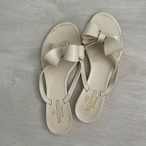 Valentino Bow Jelly Sandals